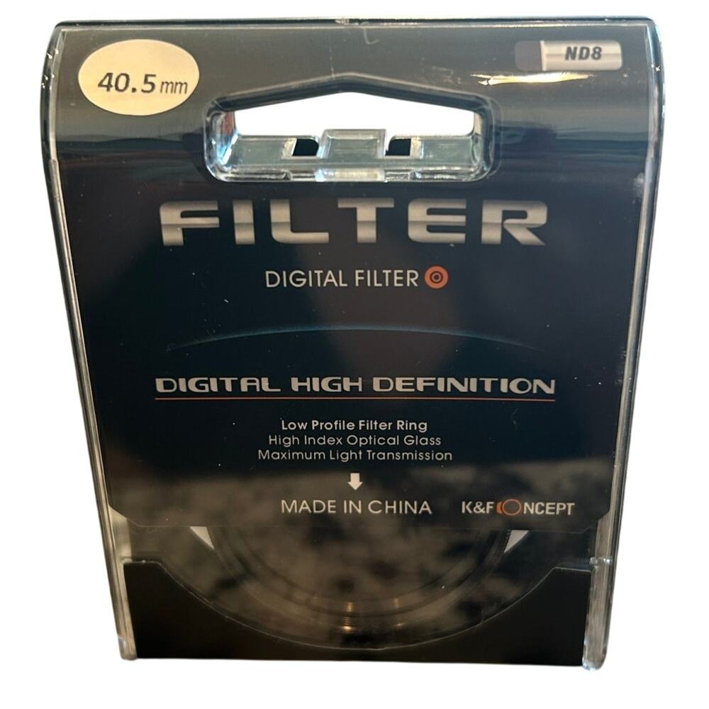 40.5mm Variable Neutral Density Camera Lens Filter ND8 by K&F Concept NEW